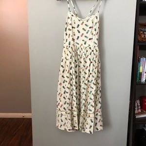 Urban Outfitters Midi Pineapple Dress